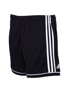 Adidas Squadra 17 soccer shorts, 5" - Black & White - Women's Small - NEW!